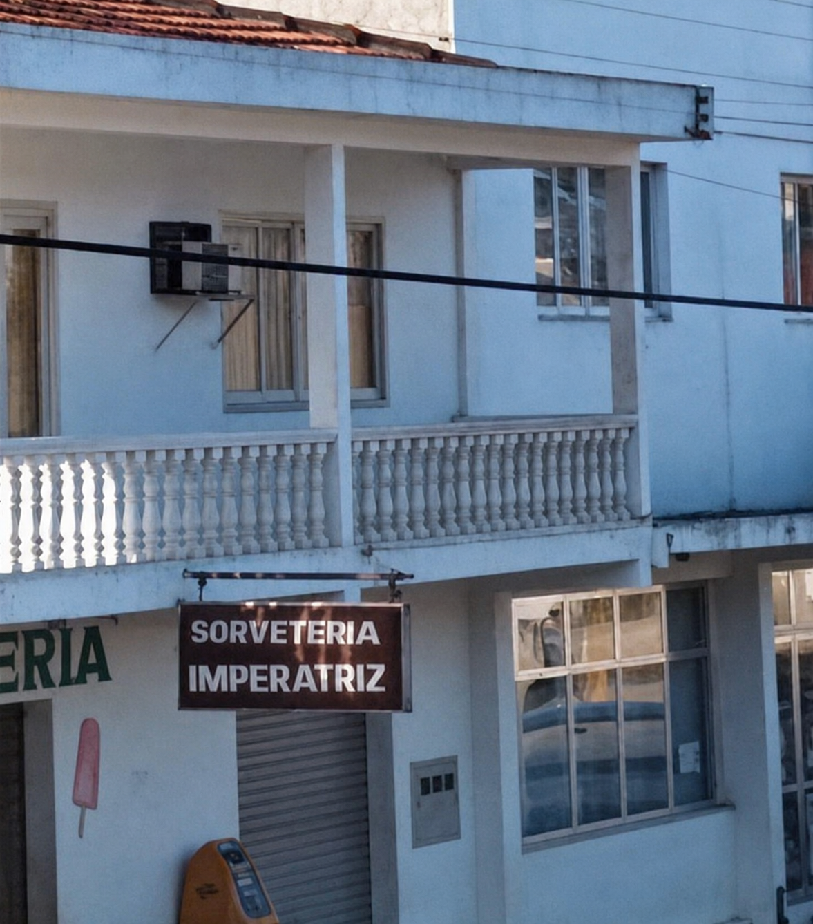 Fachada histórica da Sorveteria Imperatriz